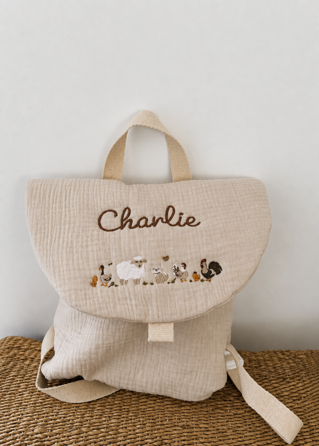 Le sac à dos - motif animaux