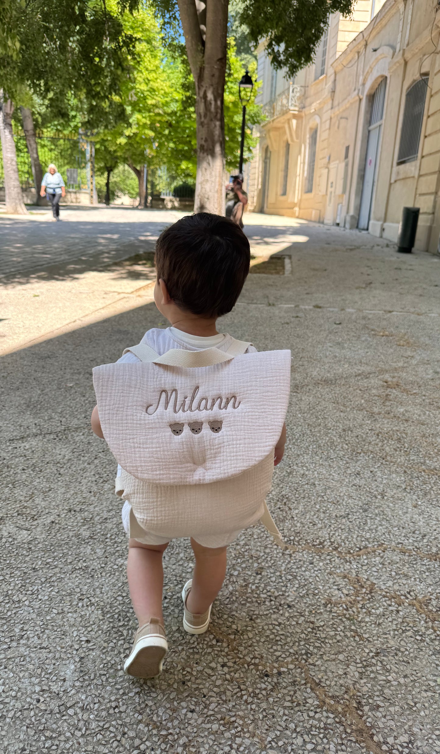Le sac à dos - motif oursons