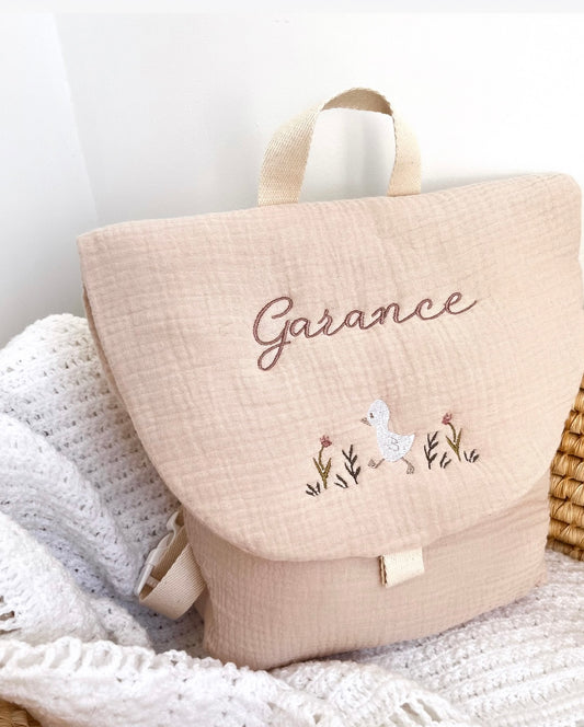 Le sac à dos - motif canard