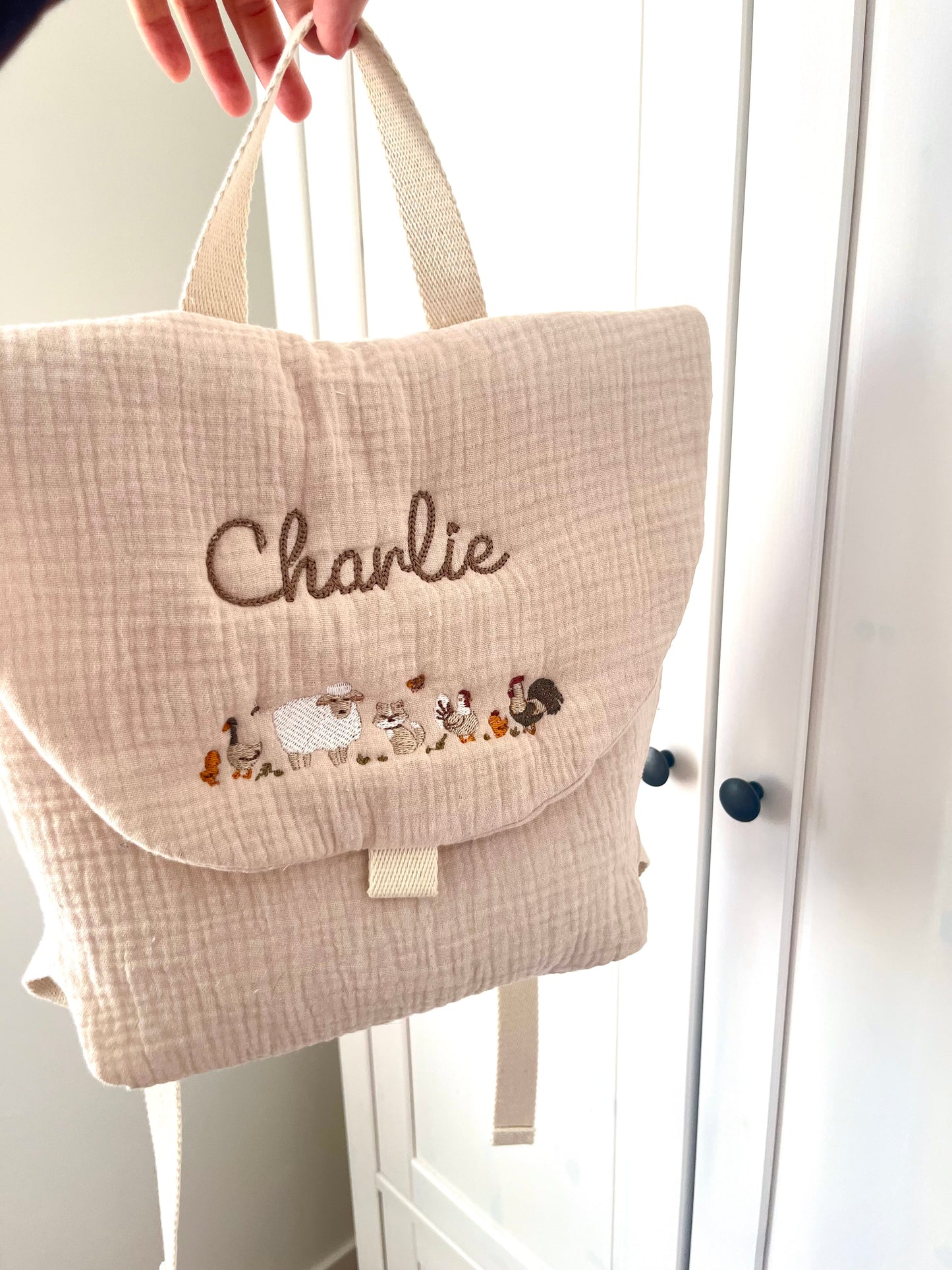 Le sac à dos - motif animaux
