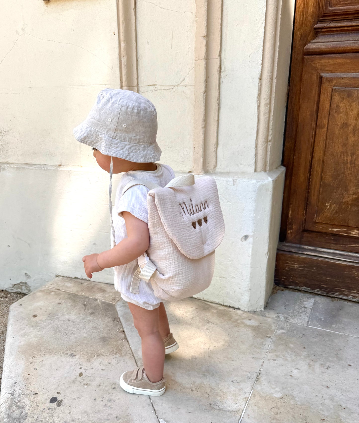 Le sac à dos - motif oursons