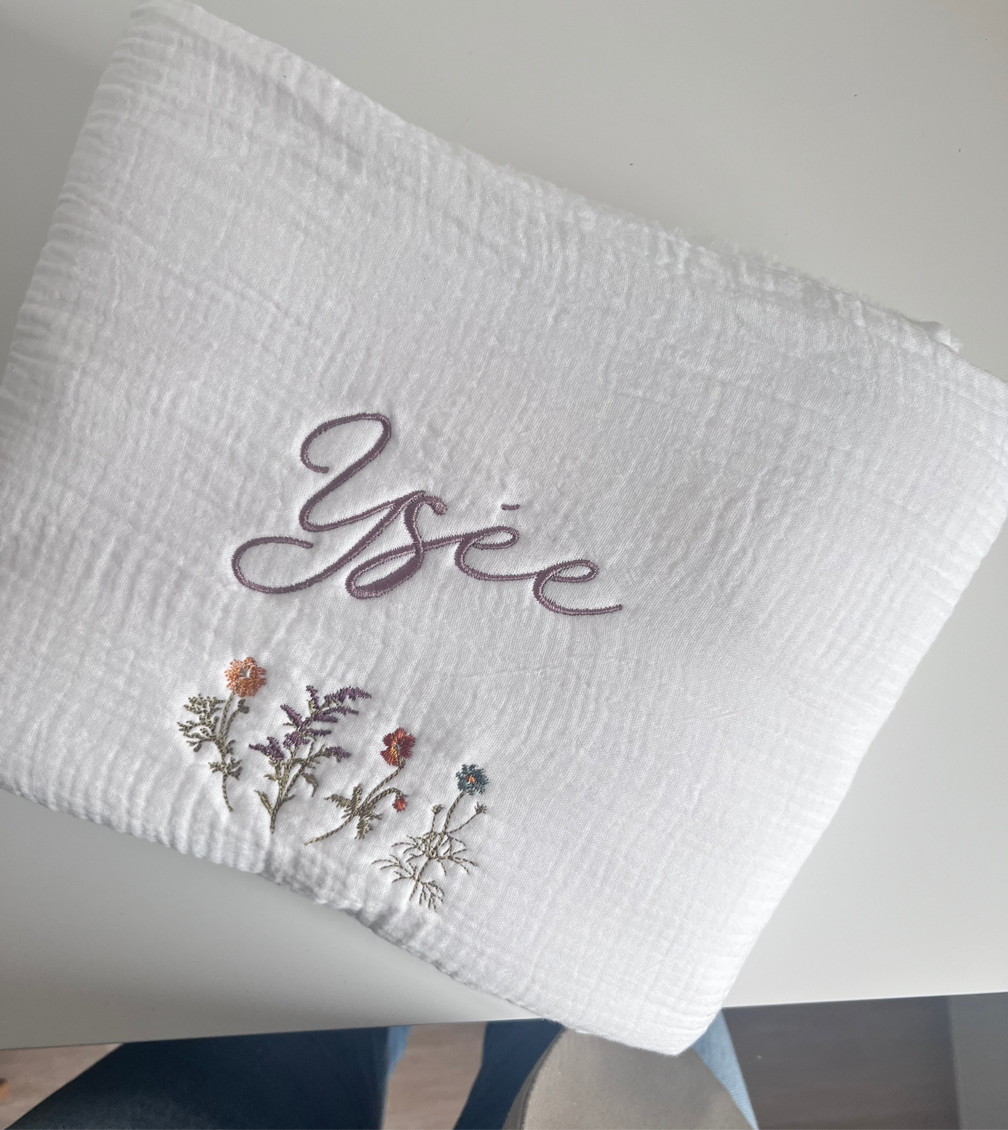 Couverture gaz de coton/polaire