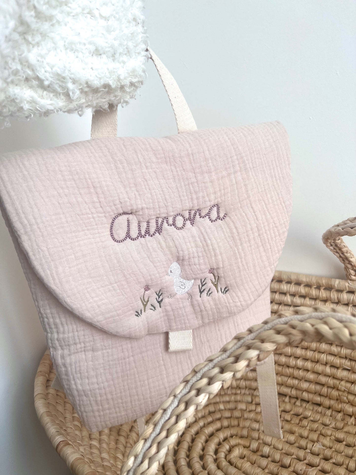 Le sac à dos - motif canard