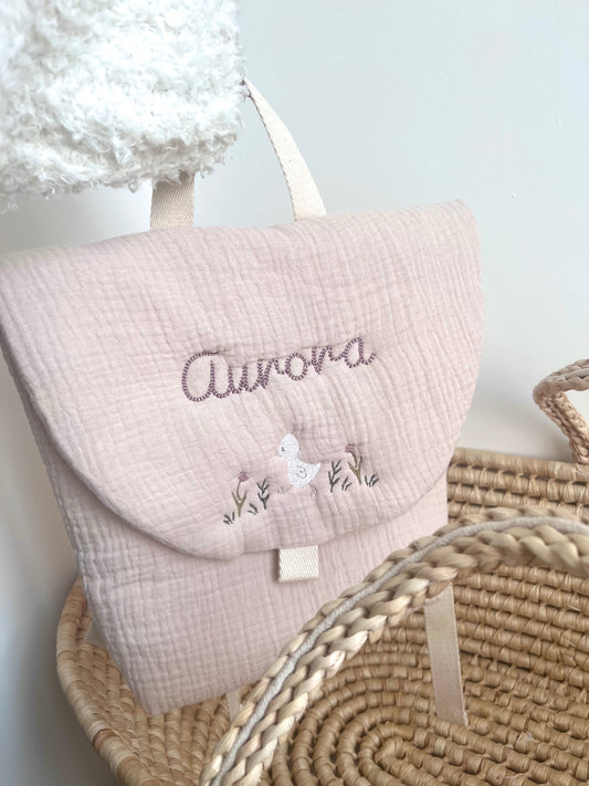 Le sac à dos - motif canard