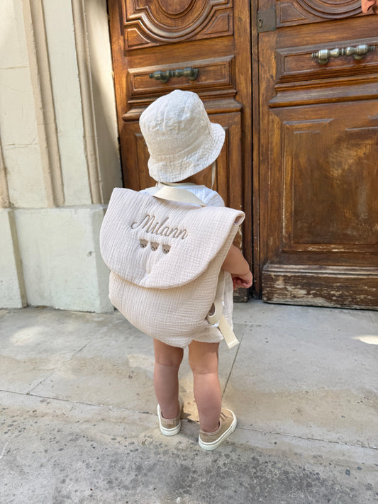 Le sac à dos - motif oursons